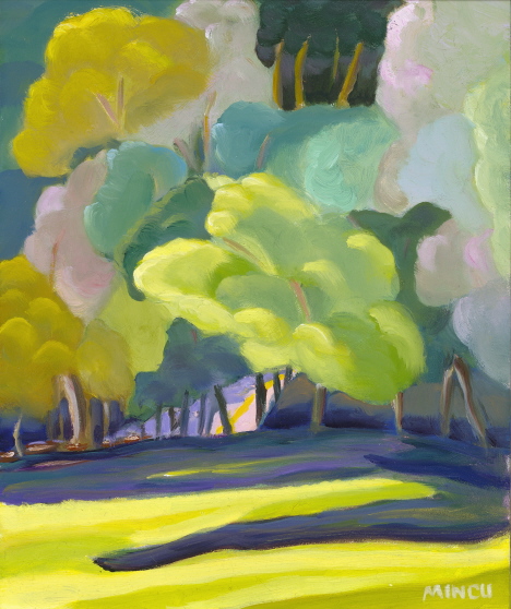 Ashville Grove, oil painting, Bonnie Mincu