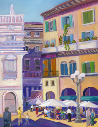 Verona Piazza by Bonnie Mincu